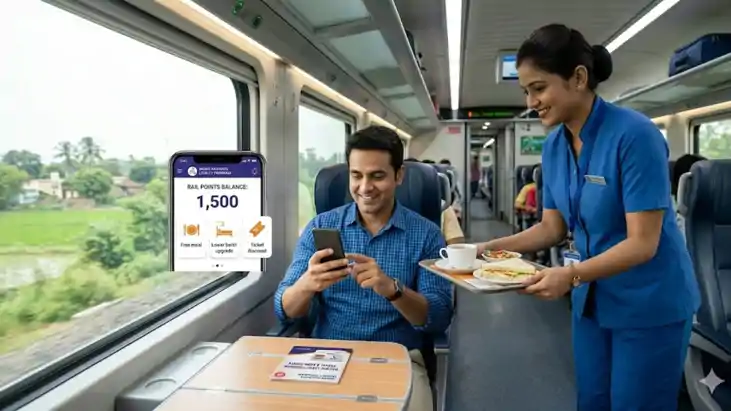 अब ट्रेन में सफर करने पर मिलेंगे रिवॉर्ड पॉइंट्स, मुफ्त चाय-