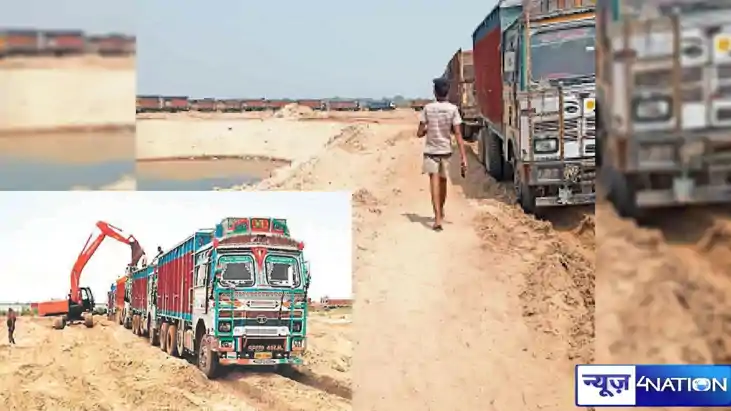 बिहार में बालू ढुलाई में लगी गाड़ियों की होगी अलग पहचान, 1 ज