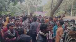 vaishali vandalism stone pelting rock