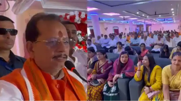 नवादा में मंत्री विजय सिन्हा ने NDA प्रत्याशियों के समर्थन म