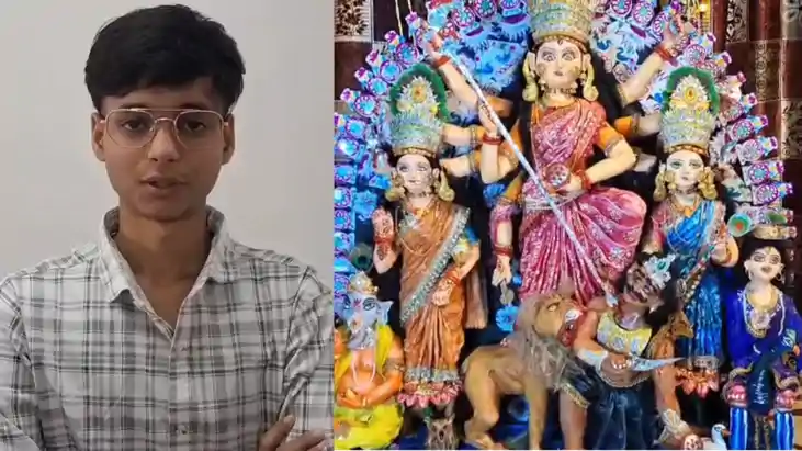 NAVRATRI 2026 : मुंगेर के 13 वर्षीय बाल कलाकार राजवीर ने बना