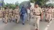 Patna Bikram police flag march