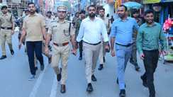 Motihari flag march by DM SP