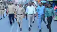 Motihari flag march by DM SP