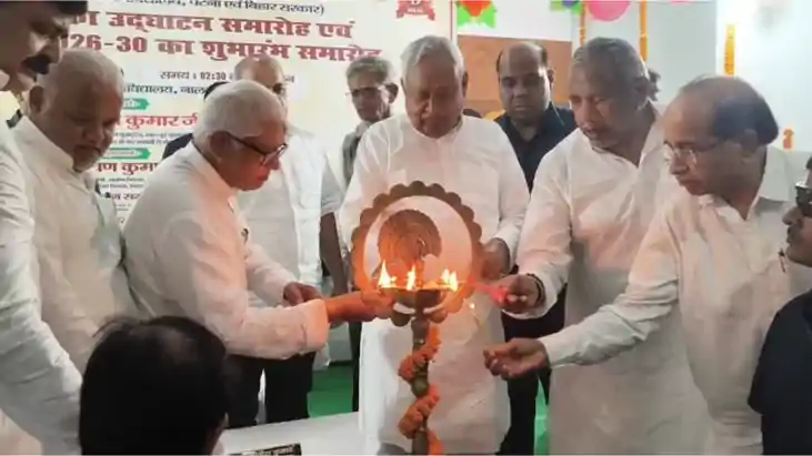 Bihar News : महाबोधि महाविद्यालय नालंदा के नव-निर्मित भवन का