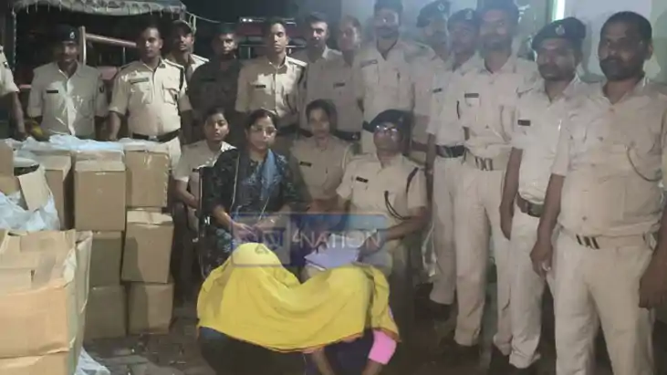 Kurkure Packets Wine Smuggling
