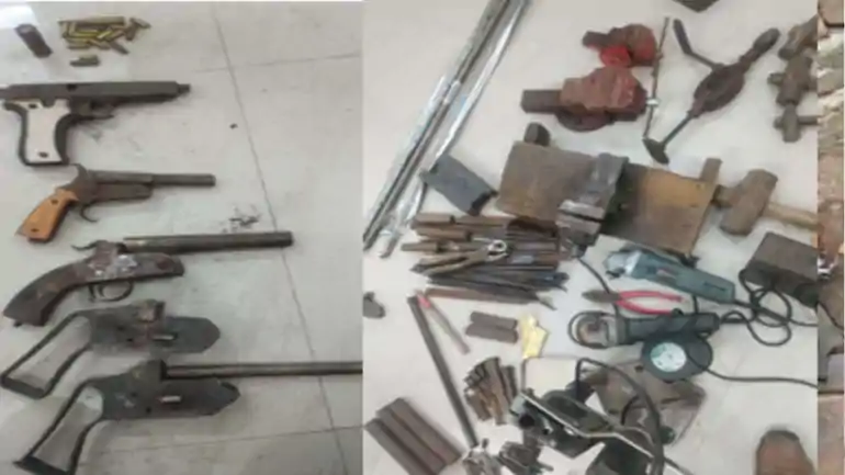 Illegal minigun factory in Barh