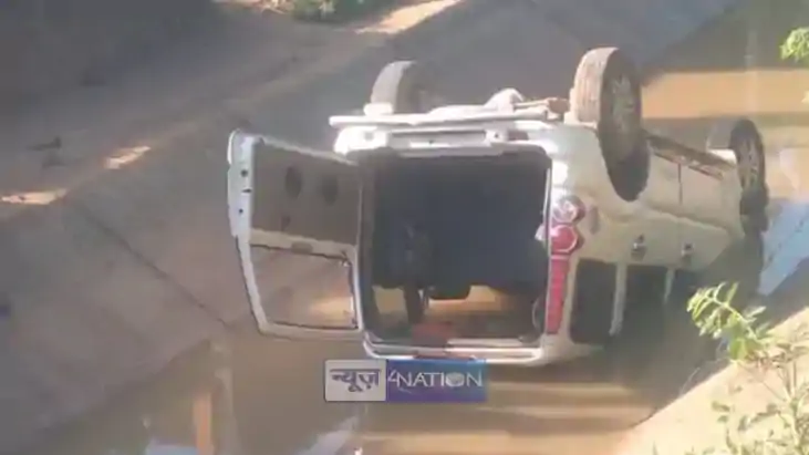 स्कॉर्पियो पलटी 