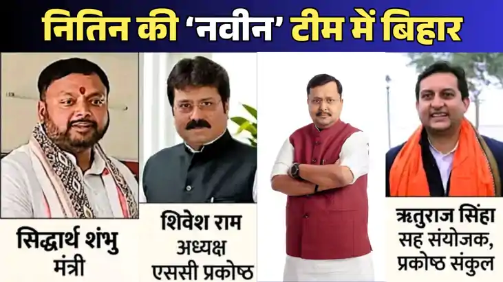 BJP New Team: भाजपा की नई राष्ट्रीय कार्यकारिणी का ऐलान, बिह