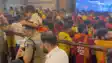 City SP Carries Child on Shoulder for Baba Garibnath Darshan