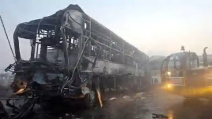 Mathura Expressway Blaze 13 Burnt 
