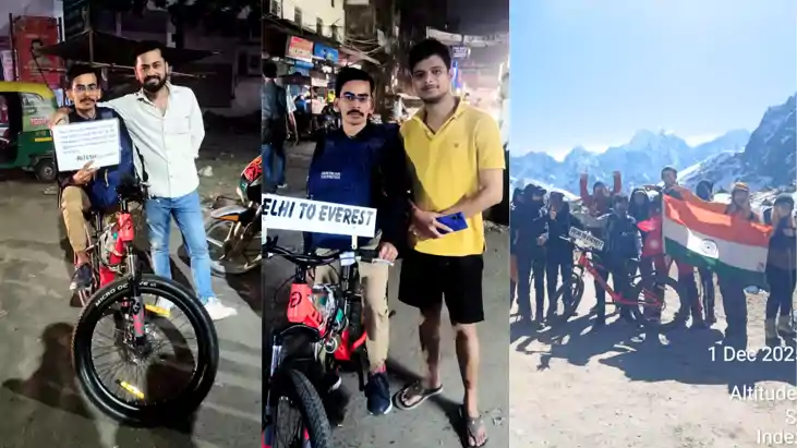 Bihar News : एवरेस्ट बेस कैंप फतह कर कहलगांव के रितेश ने रचा