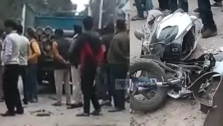 Bihar News : पटना में अनलोडिंग के दौरान सिलेंडर में हुआ जोरद