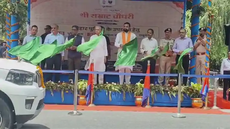 Bihar Police Gets 84 New Vehicles