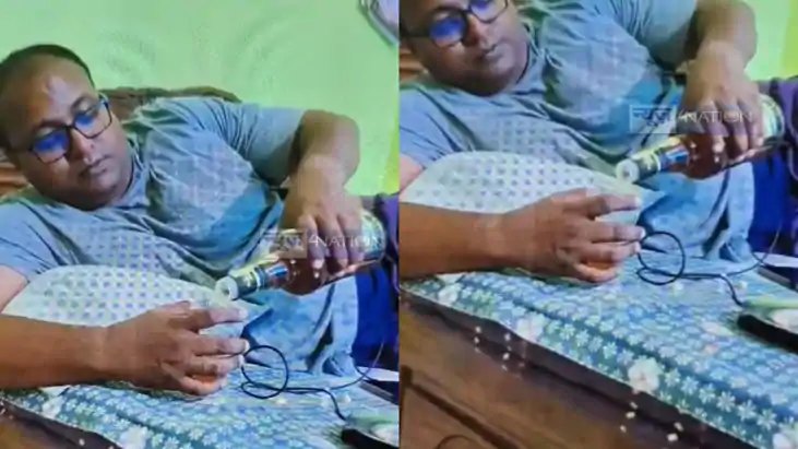Sheikhpura Bihar Power SDO Alleged Drinking Video Sparks Row