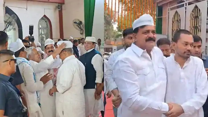 हज भवन में जदयू की इफ्तार पार्टी, नीतीश कुमार ने शिरकत कर दि