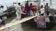 विक्रमशीला  पुल टूटने से हाहाकार: सांसद पप्पू यादव ने नवगछिया-भागलपुर के बीच शुरू कराई मुफ्त नाव सेवा