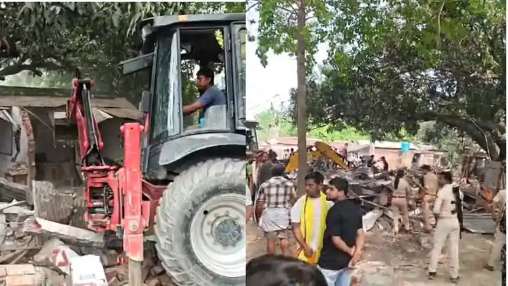 कटिहार में प्रशासन का महा-अभियान: महंत नगर में चले 10 बुलडोज
