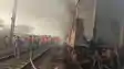 fire broke out in Rajdhani Express  