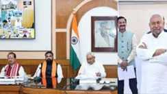 Nitish cabinet meets as NDA oath set PM Modi