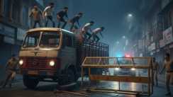 Crime News: आधी रात ट्रक पर सवार छह लड़कों ने मचाया उत्पात, पुलिस को भी कुचलने की कोशिश, बैरिकेड तोड़कर भागे