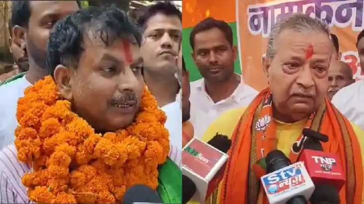 बड़हरा से भाजपा और राजद प्रत्याशियों ने किया नॉमिनेशन, नरेंद