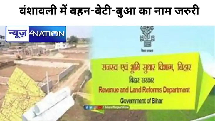 Bihar Land Survey:  बाप-दादा के जमीन के कागजात में बहन, बेटी