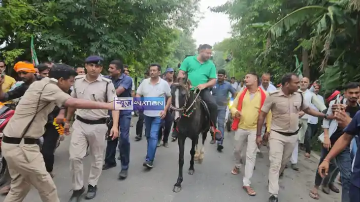 Tejashwi Yadav in Mokama