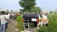 गया-राजगीर NH-82 पर भीषण सड़क हादसा: शव ले जा रही तेज रफ्तार एंबुलेंस पलटी, महिला समेत सात घायल, दो की हालत गंभीर