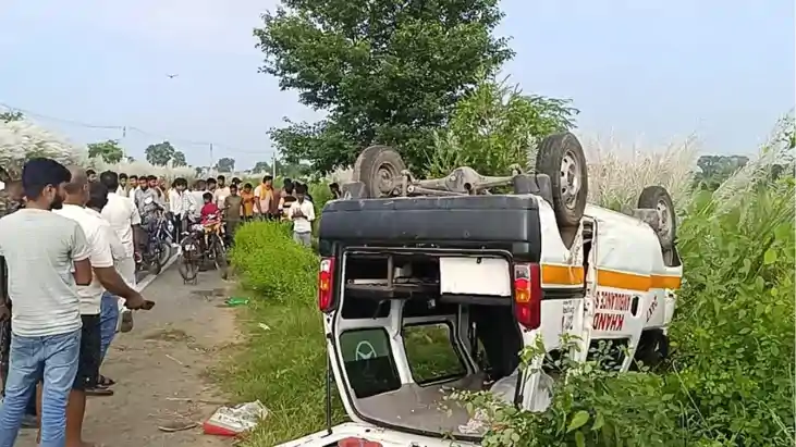 गया-राजगीर NH-82 पर भीषण सड़क हादसा: शव ले जा रही तेज रफ्तार