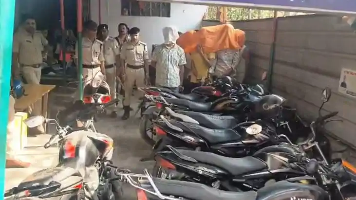 पटना में बाइक चोर गिरोह का पुलिस ने किया खुलासा. 7 चोरी की ब