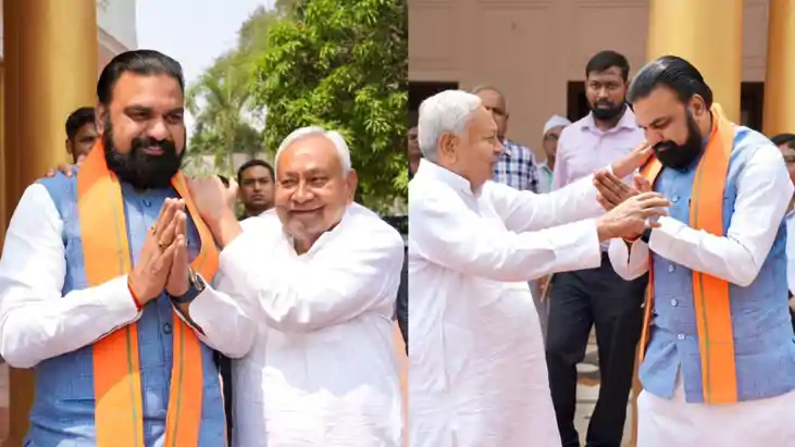 सीएम सम्राट से मिले नीतीश 