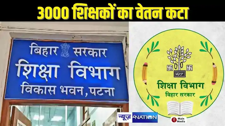 BIHAR TEACHER NEWS – बिहार के 3000 शिक्षकों पर शिक्षा विभाग 