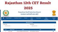 राजस्थान CET 12वीं लेवल रिजल्ट 2024 जारी, ऐसे करें चेक