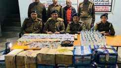 Motihari Surgical Strike on Drugs 12 Arrested