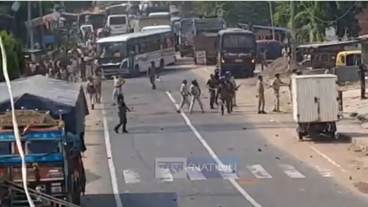 Nalanda College Protest Turns Violent Police Attacked
