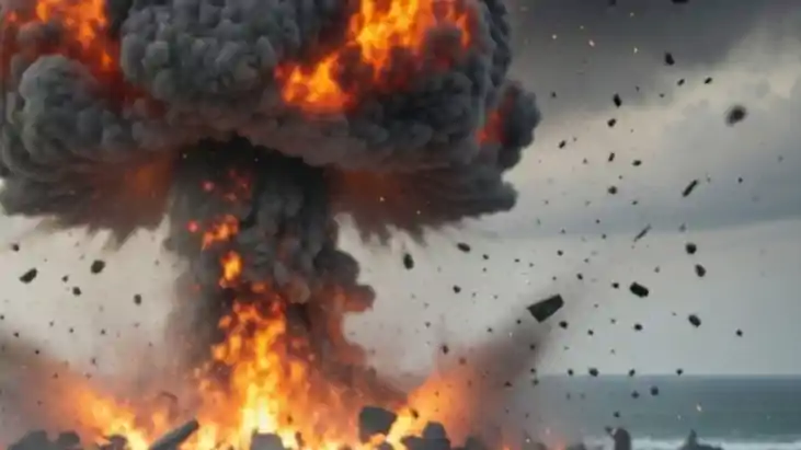 US Strikes Iran Hard Strait of Hormuz Shaken by Bombs