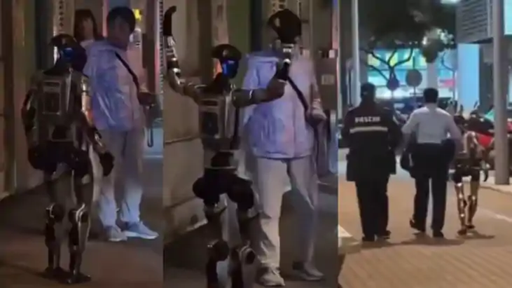 रोबोट गिरफ्तार