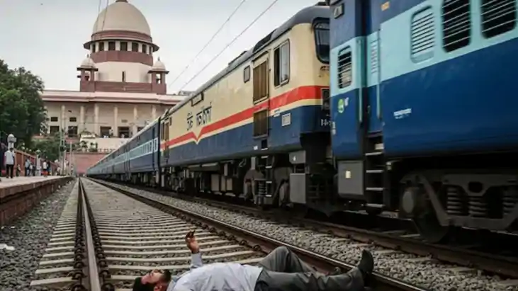 supreme court news - गलत ट्रेन में चढ़ने और उतरने के दौरान य