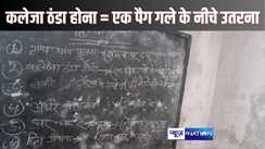 MOTIHARI NEWS - ‘हाथ पांव फुलना मतलब समय पर दारु नहीं मिलना, नेकी कर दरिया में डाल का मतलब फ्री में दोस्तो को दारु पिलाना’, स्कूल में मुहावरे का बताया अनोखा मतलब