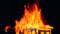 Fire broke out in the MPs apartment