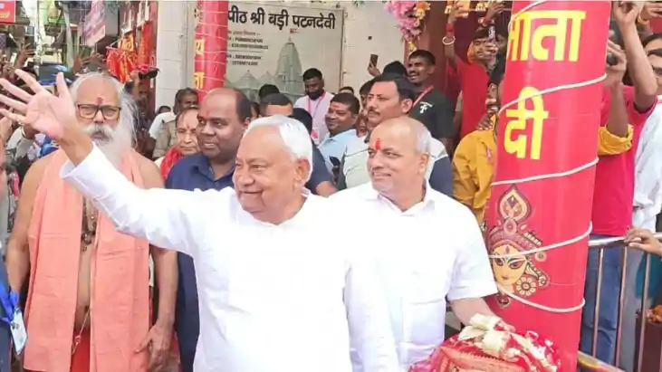 Nitish Kumar on Maha Ashtami