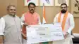 बाढ़ पीड़ितों की मदद के लिए आगे आई भाजपा: मुख्यमंत्री राहत कोष में दिए 51 लाख रुपये, सांसद नितिन नवीन ने दान किया तीन महीने का वेतन