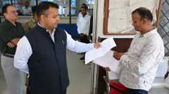 Gopalganj DM Surprise Inspection transport Office