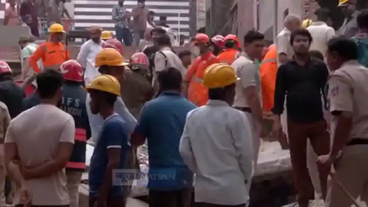 Four storey Building Collapses