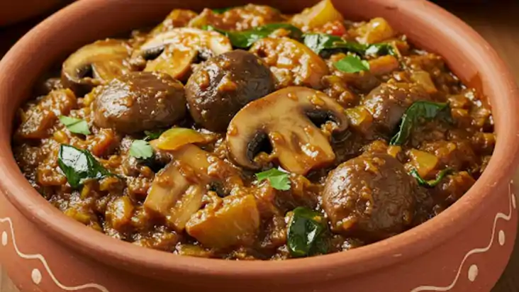 Mushroom Sabzi