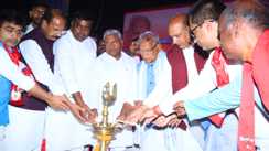 Bihar News : 'हम' ने भव्य बाबा अंबेडकर जयंती समारोह का किया आयोजन, जीतन राम मांझी और संतोष सुमन ने फूँका समान शिक्षा और एकजुटता का शंखनाद