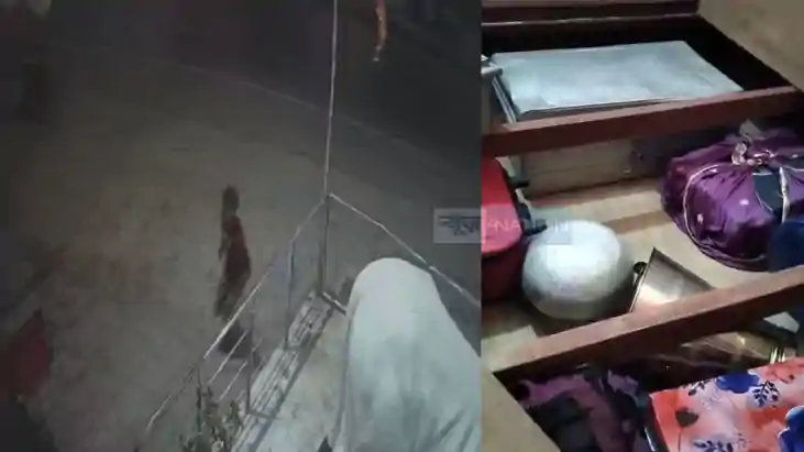 Muzaffarpur Temple Theft CCTV Captures Night Thieves