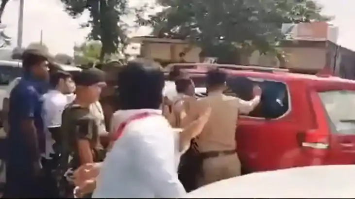 RJD MP MLA Fight RJD MP MLA Fight