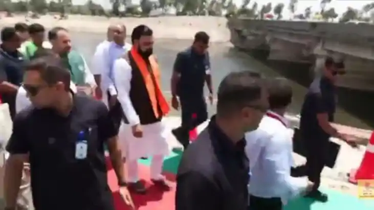 कोसी-मेची लिंक परियोजना की प्रगति से संतुष्ट दिखे सीएम सम्रा